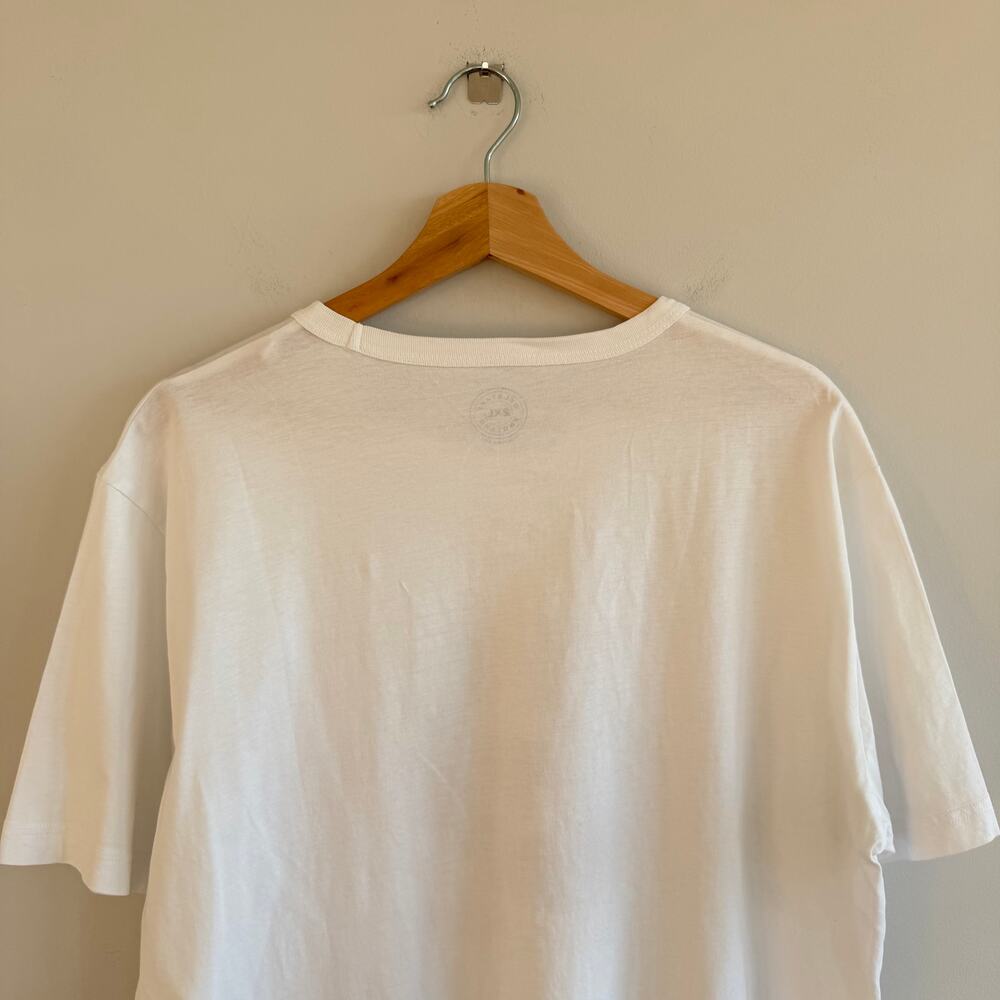 Belstaff Coteland 2.0 Logo Print Crew Neck Short Sleeve T-Shirt White 2XL - Picture 6 of 6